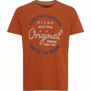 BLEND TEE REGULAR FIT Pánske tričko, oranžová, veľkosť L