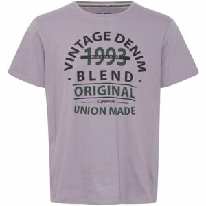 BLEND TEE REGULAR FIT Pánske tričko, fialová, veľkosť L