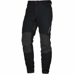 Northfinder MILTON Pánske softshellové nohavice, čierna, veľkosť XXL