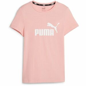 Puma ESS LOGO TEE G Dievčenské tričko, ružová, veľkosť 152