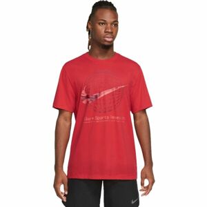 Nike DF TEE WC2 Pánske tričko, červená, veľkosť XXL