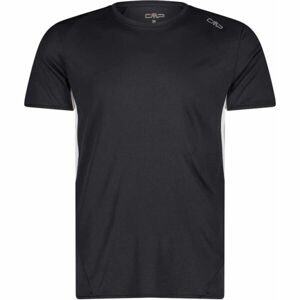 CMP MAN T-SHIRT Pánske cyklistické tričko, čierna, veľkosť 52