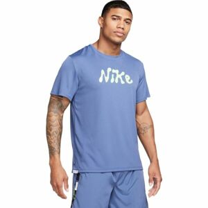 Nike DF UV S72 MILER SS Pánske tričko, svetlomodrá, veľkosť L