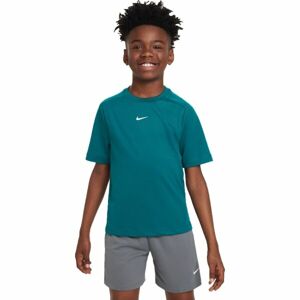 Nike DF MULTI SS TOP Chlapčenské tréningové tričko, tmavo zelená, veľkosť M