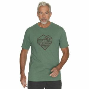 BUSHMAN ELIAS Pánske tričko, zelená, veľkosť