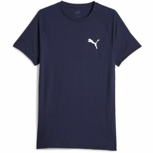 Puma EVOSTRIPE TEE Pánske tričko, modrá, veľkosť L