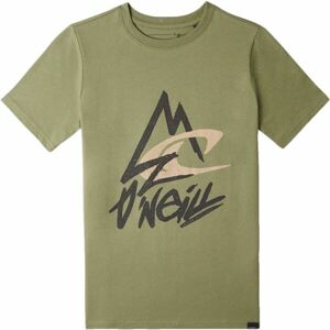 O'Neill TORREY Chlapčenské tričko, khaki, veľkosť 128