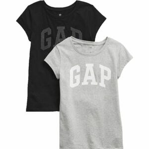 GAP V-SS LOGO GRPH T XLS 2PK Dievčenské tričko, čierna, veľkosť XL
