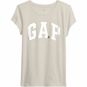 GAP V-FR SS VALUE LOGO TEE Dievčenské tričko, béžová, veľkosť XL
