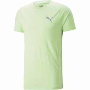 Puma EVOSTRIPE TEE Pánske športové tričko, svetlo zelená, veľkosť L