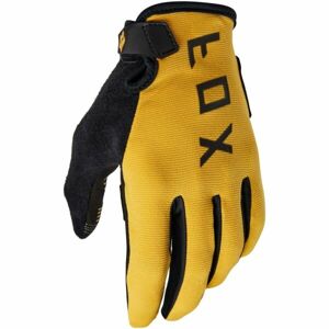 Fox RANGER GEL Cyklistická rukavice, žltá, veľkosť XL