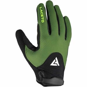 Laceto FURY Cyklistické rukavice, tmavo zelená, veľkosť XXL