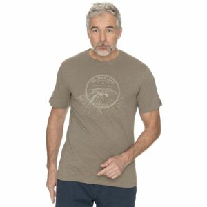 BUSHMAN DEMING Pánske tričko, hnedá, veľkosť XXXL