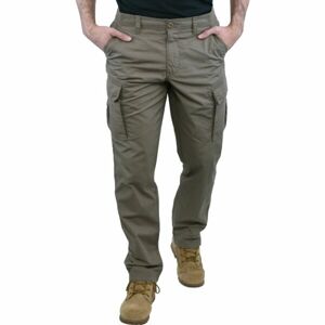 BUSHMAN TORRENT Pánske outdoorovoé nohavice, khaki, veľkosť 48
