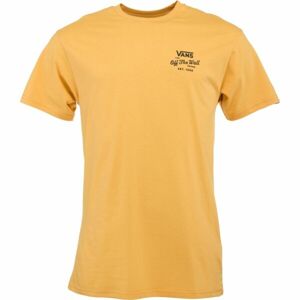 Vans WORKED-B Black Pánske tričko, žltá, veľkosť L