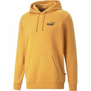 Puma ESS+2 COL SMALL LOGO HOODIE FL Pánska mikina, žltá, veľkosť XXL