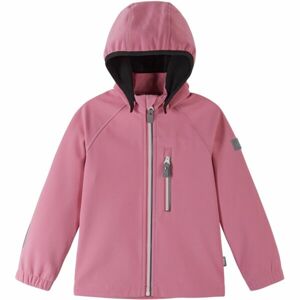 REIMA VANTTI Detská softshellová bunda, ružová, veľkosť 104