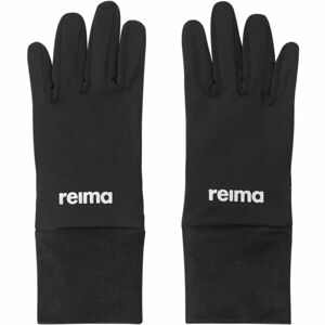 REIMA LOISTO Detské prstové rukavice, čierna, veľkosť 7-8
