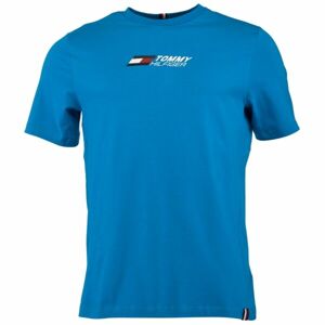 Tommy Hilfiger ESSENTIAL BIG LOGO TEE Pánske tričko, modrá, veľkosť S