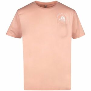 FUNDANGO TALMER POCKET T-SHIRT Pánske tričko, ružová, veľkosť L