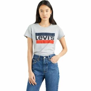 Levi's THE PERFECT TEE Dámske tričko, sivá, veľkosť M