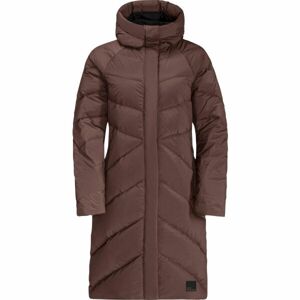 Jack Wolfskin MARIENPLATZ W Dámsky zimný kabát, hnedá, veľkosť L