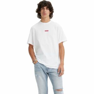 Levi's SS RELAXED BABY TAB T Pánske tričko, biela, veľkosť S