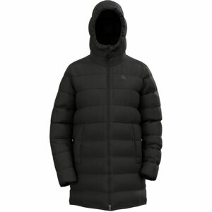 Odlo W ASCENTN-THERMIC HOODED JACKET INSULATED Dámsky páperový kabát, čierna, veľkosť L