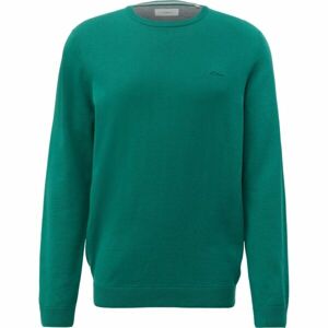 s.Oliver RL KNITTED PULLOVER Pánsky sveter, zelená, veľkosť S