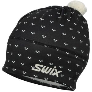 Swix TISTA Elegantná a hrejivá čiapka, čierna, veľkosť UNI