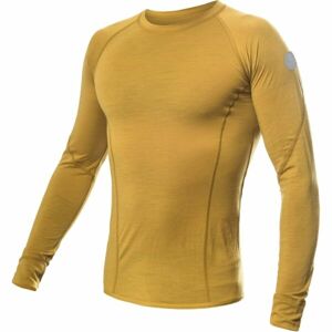 Sensor MERINO AIR Pánske termo tričko, žltá, veľkosť L