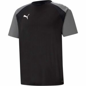 Puma TEAMGLORY JERSEY Pánske futbalové tričko, čierna, veľkosť 2XL