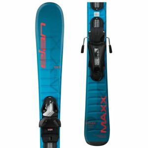 Elan MAXX BLUE JRS + EL 4.5 GW Juniorské zjazdové lyže, modrá, veľkosť 110