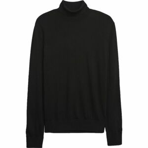 GAP MERINO TURTLENECK Pánsky vlnený sveter, čierna, veľkosť L