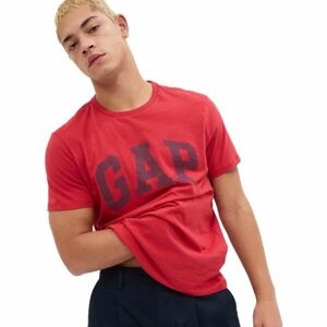 GAP V-BASIC LOGO T Pánske tričko, červená, veľkosť M