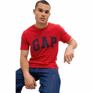 GAP V-BASIC LOGO T Pánske tričko, červená, veľkosť S
