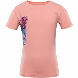 NAX ZALDO Detské tričko, ružová, veľkosť 104-110
