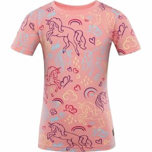 NAX ERDO Detské tričko, ružová, veľkosť 104/110