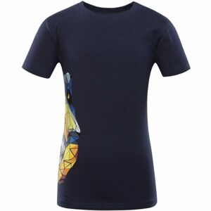 NAX ZALDO Detské tričko, tmavo modrá, veľkosť 116-122