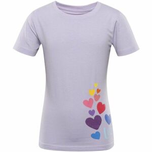 NAX ZALDO Detské tričko, fialová, veľkosť 104-110