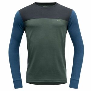Devold PATCHELL Pánske dvojvrstvové Merino tričko, zelená, veľkosť L