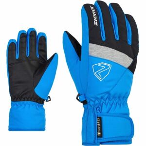 Ziener LEIF GTX JUNIOR Detské lyžiarske rukavice, modrá, veľkosť 6.5