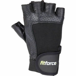 Fitforce PFR01 Fitness rukavice, čierna, veľkosť M